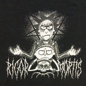 Unique Rick & Morty Goth/Metal T-Shirt
